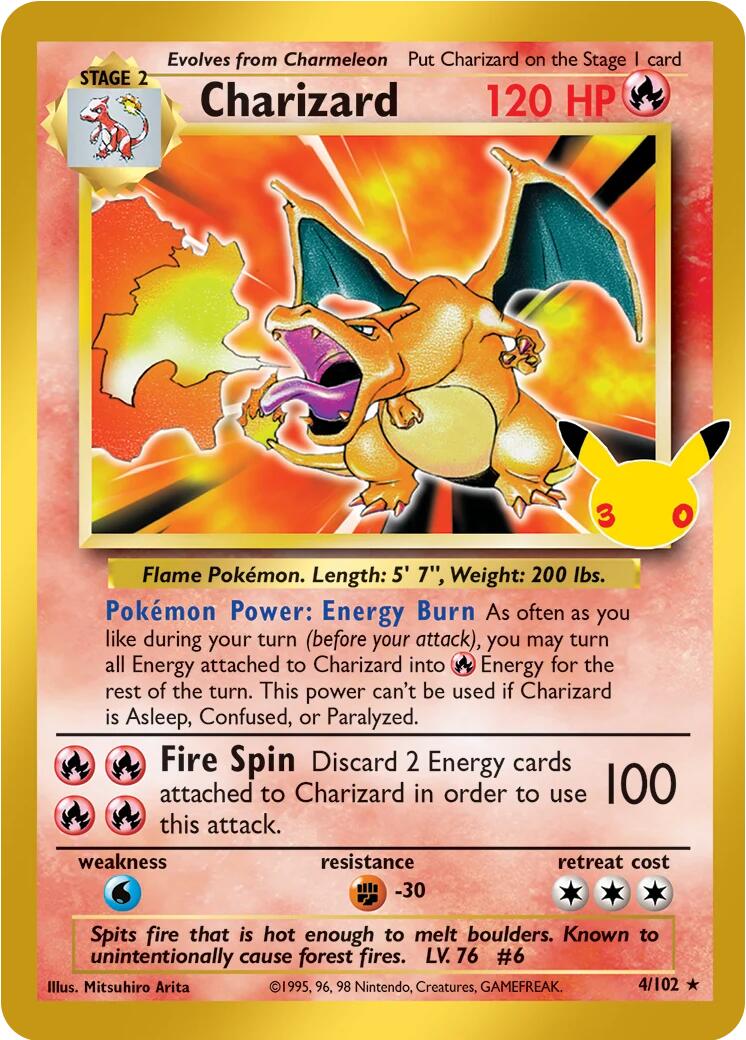 Charizard (4/102) [Mega Evolution: 30th Celebration Classic Collection] | Rock City Comics