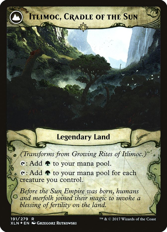 Growing Rites of Itlimoc // Itlimoc, Cradle of the Sun [Ixalan Prerelease Promos] | Rock City Comics