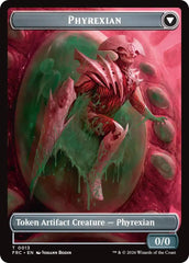Phyrexian // Incubator Double-Sided Token [Reality Fracture Commander Tokens] | Rock City Comics
