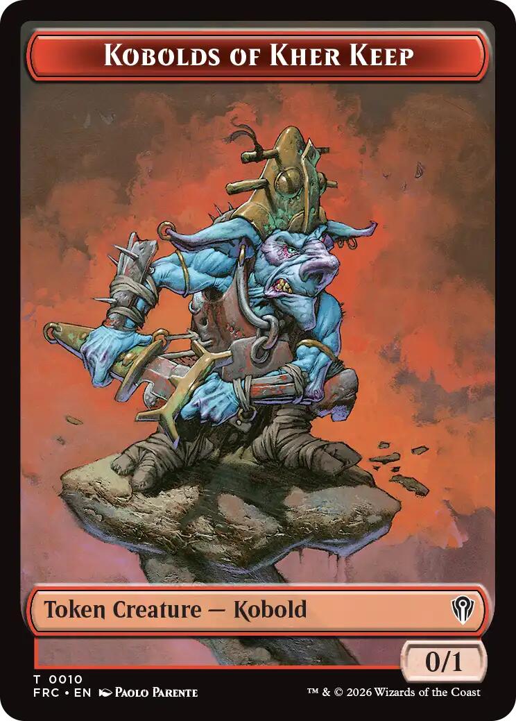 Kobolds of Kher Keep // Phyrexian Mite Double-Sided Token [Reality Fracture Commander Tokens] | Rock City Comics