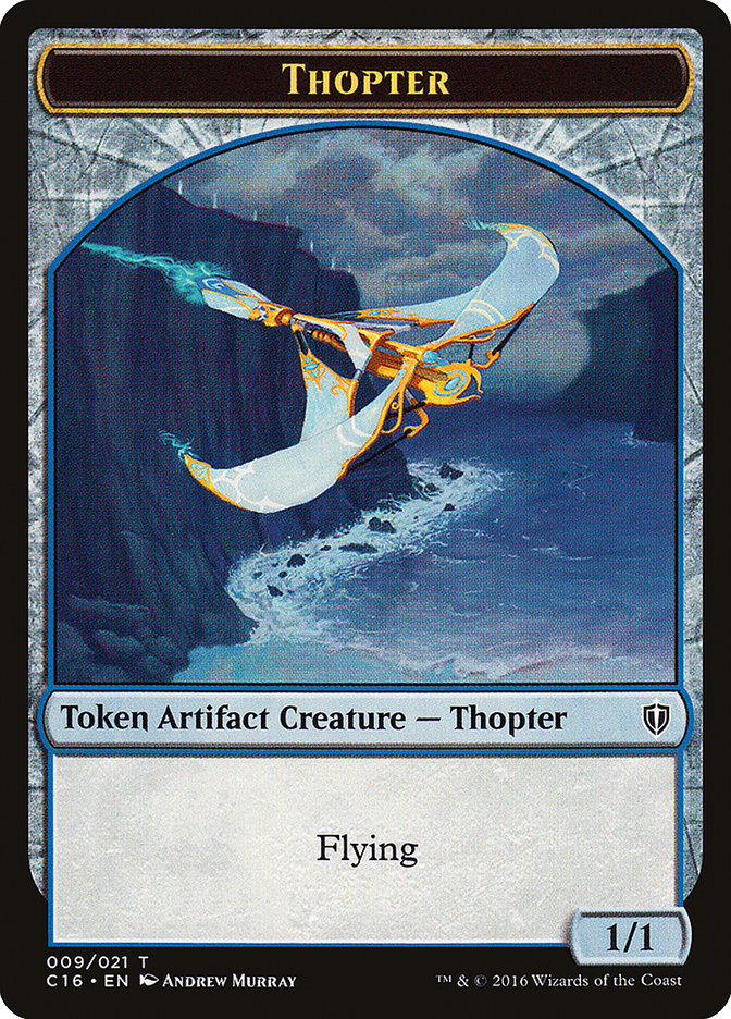 Daretti, Scrap Savant Emblem // Thopter Double-Sided Token [Commander 2016 Tokens] | Rock City Comics