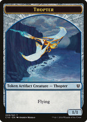 Daretti, Scrap Savant Emblem // Thopter Double-Sided Token [Commander 2016 Tokens] | Rock City Comics