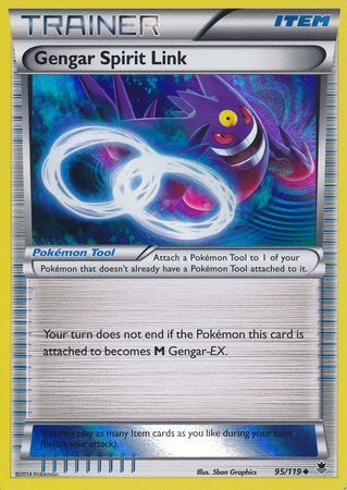 Gengar Spirit Link (95/119) (Alternate Holo GameStop Exclusive) [XY: Phantom Forces] | Rock City Comics