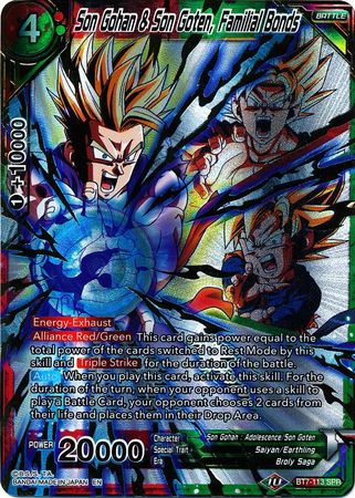 Son Gohan & Son Goten, Familial Bonds (SPR) (BT7-113) [Assault of the Saiyans] | Rock City Comics