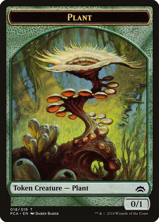 Plant // Ooze (016) Double-Sided Token [Planechase Anthology Tokens] | Rock City Comics