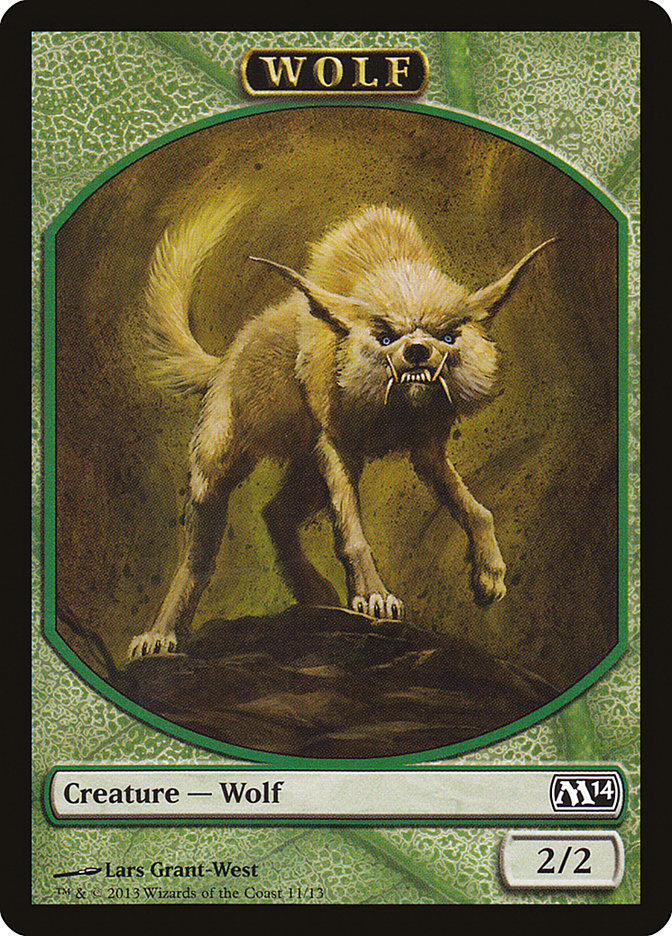 Wolf Token [Magic 2014 Tokens] | Rock City Comics