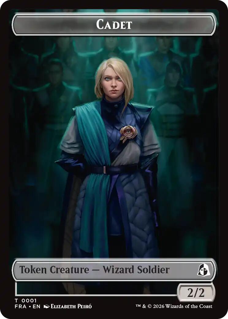 Cadet // Jace Double-Sided Token [Reality Fracture Tokens] | Rock City Comics