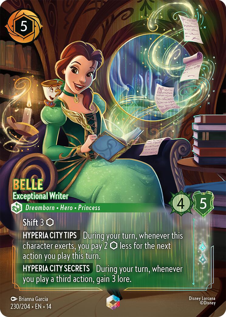 Belle - Exceptional Writer (Enchanted) (230/204) [Hyperia City] | Rock City Comics