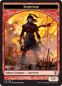 Survivor // Myr (023) Double-Sided Token [Commander 2018 Tokens] | Rock City Comics