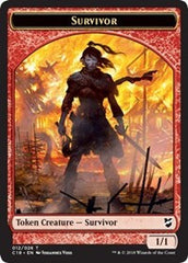 Survivor // Myr (023) Double-Sided Token [Commander 2018 Tokens] | Rock City Comics
