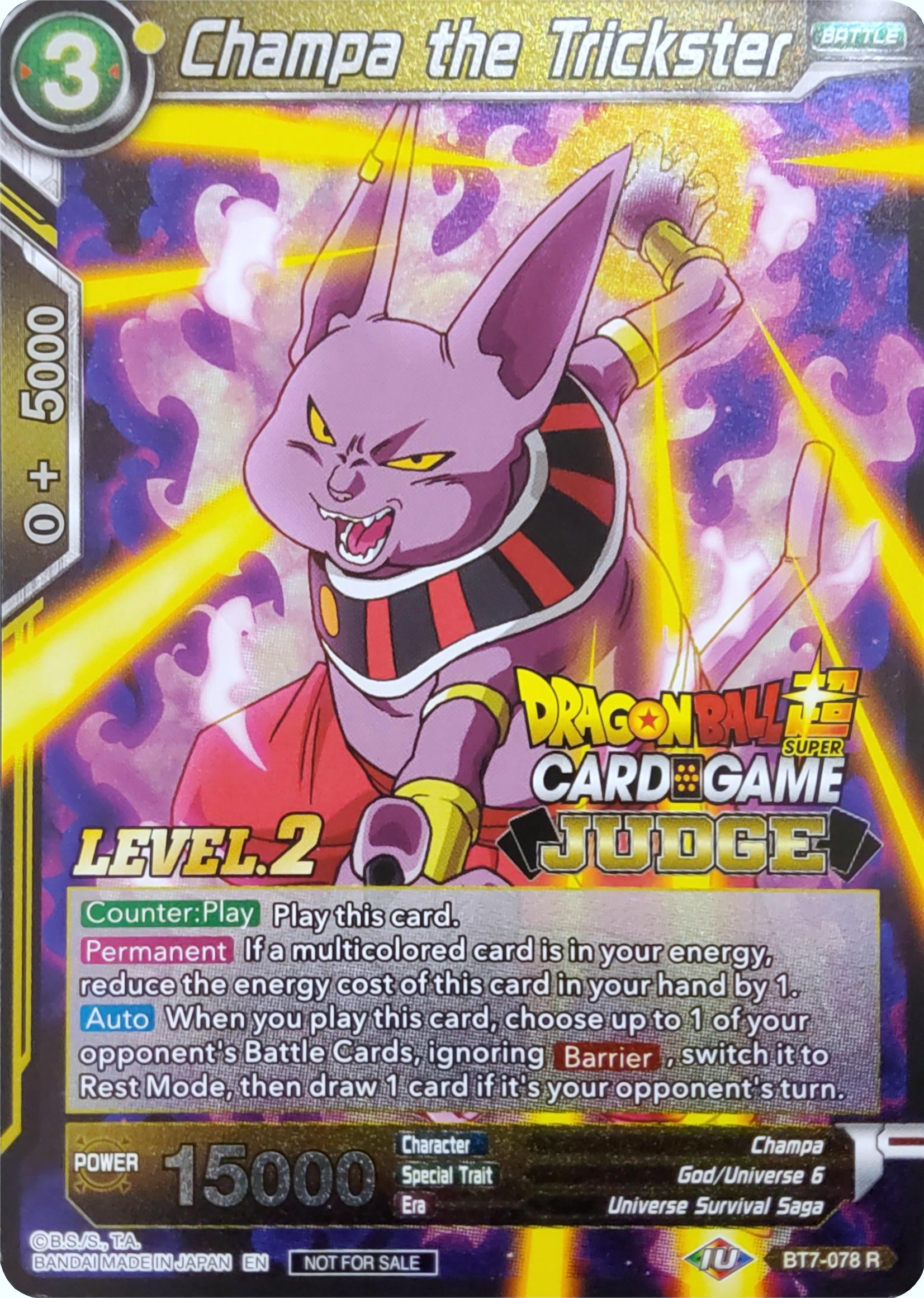 Champa the Trickster (Level 2) (BT7-078) [Judge Promotion Cards] | Rock City Comics