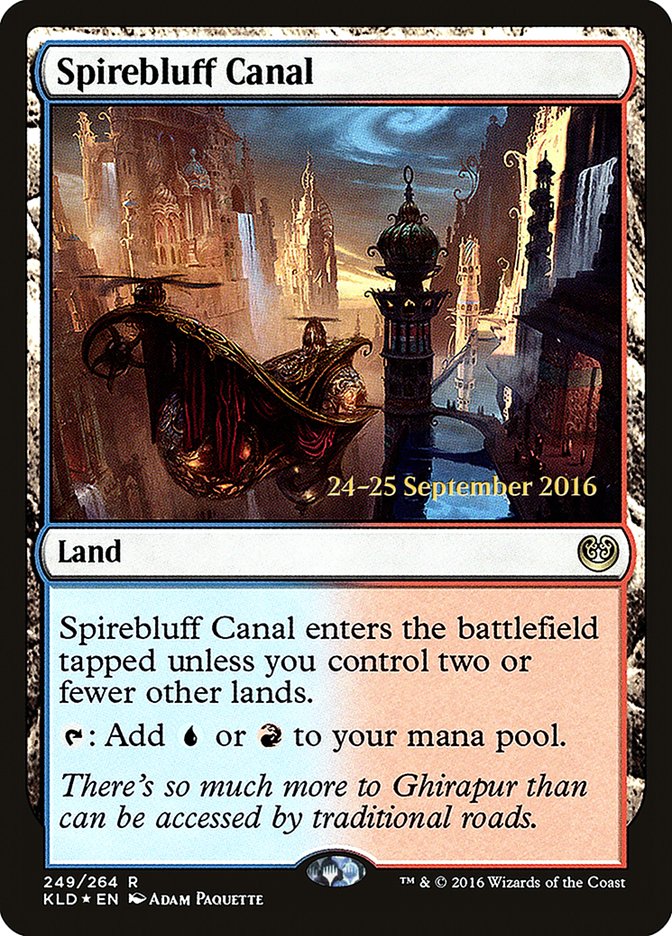 Spirebluff Canal [Kaladesh Prerelease Promos] | Rock City Comics