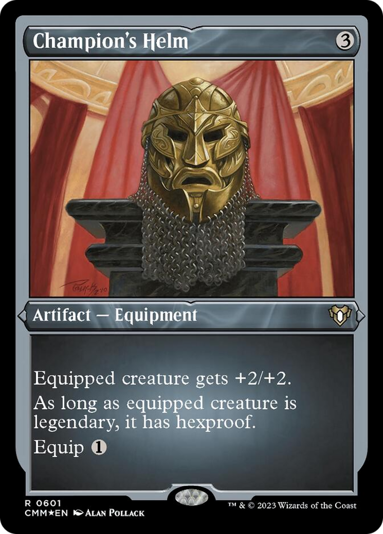 Champion's Helm (Foil Etched) [Commander Masters] | Rock City Comics