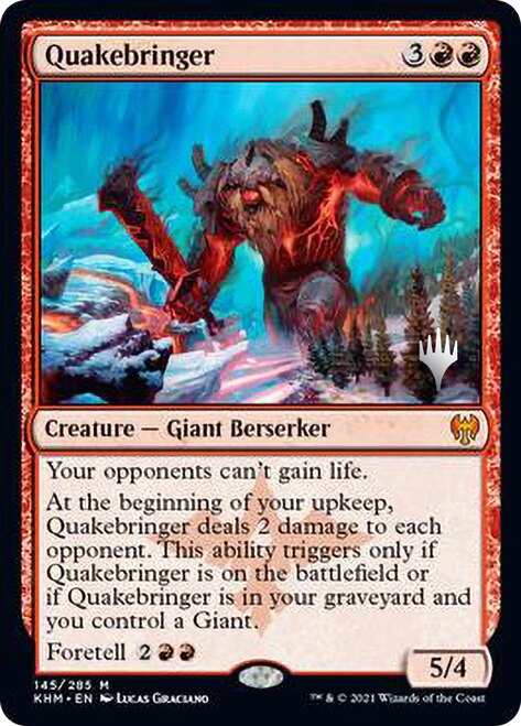 Quakebringer (Promo Pack) [Kaldheim Promos] | Rock City Comics