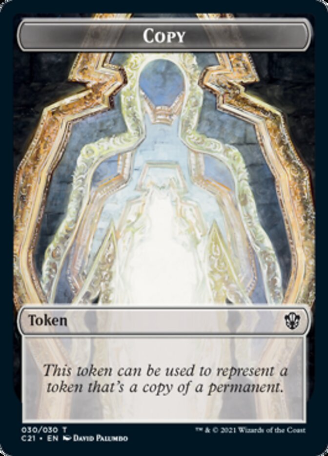 Copy // Construct (030) Double-Sided Token [Commander 2021 Tokens] | Rock City Comics