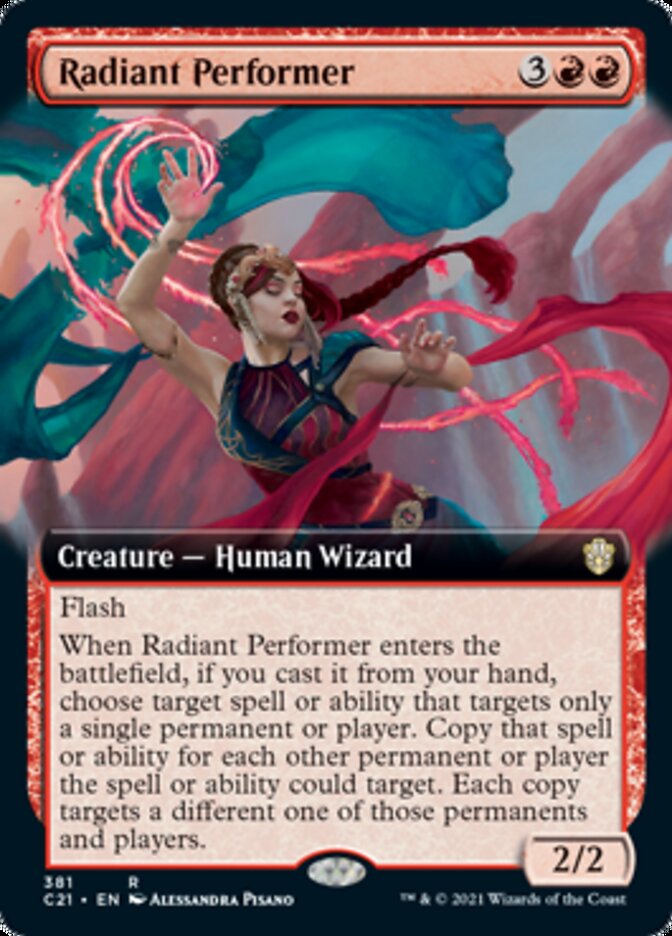 Radiant Performer (Extended Art) [Commander 2021] | Rock City Comics