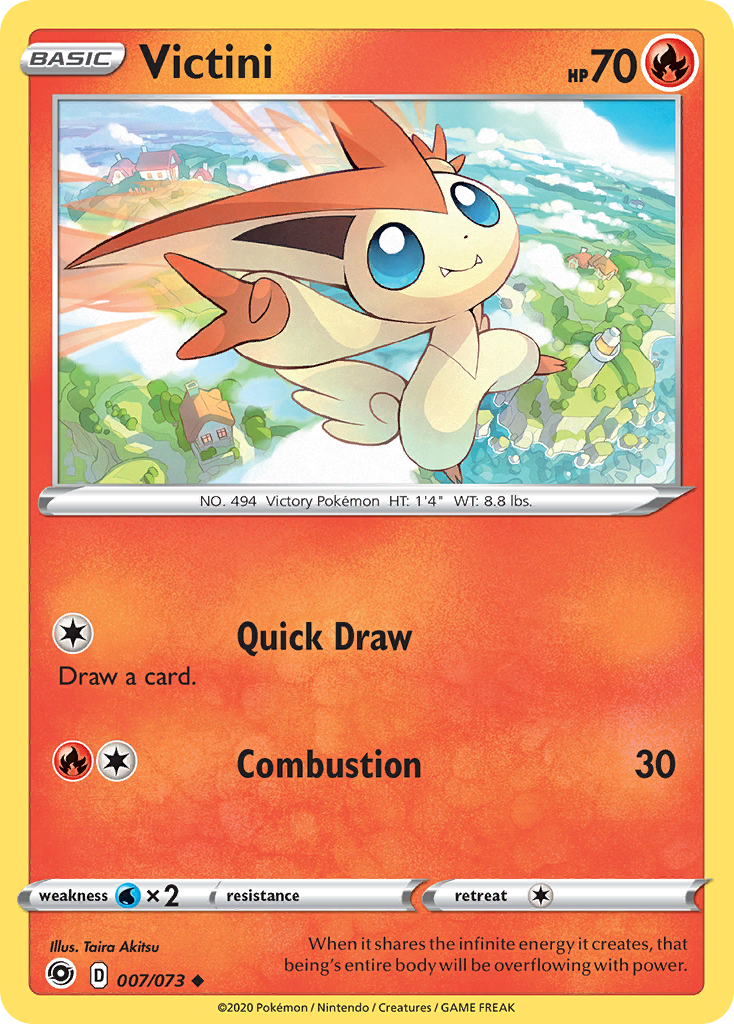 Victini (007/073) [Sword & Shield: Champion's Path] | Rock City Comics