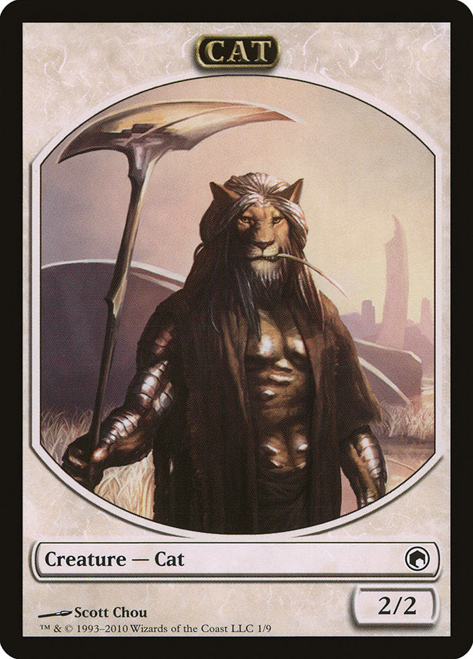 Cat Token [Scars of Mirrodin Tokens] | Rock City Comics
