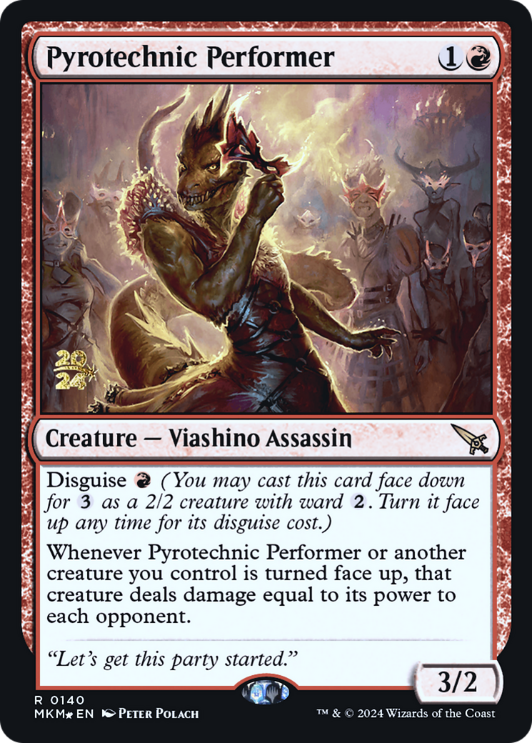 Pyrotechnic Performer [Murders at Karlov Manor Prerelease Promos] | Rock City Comics