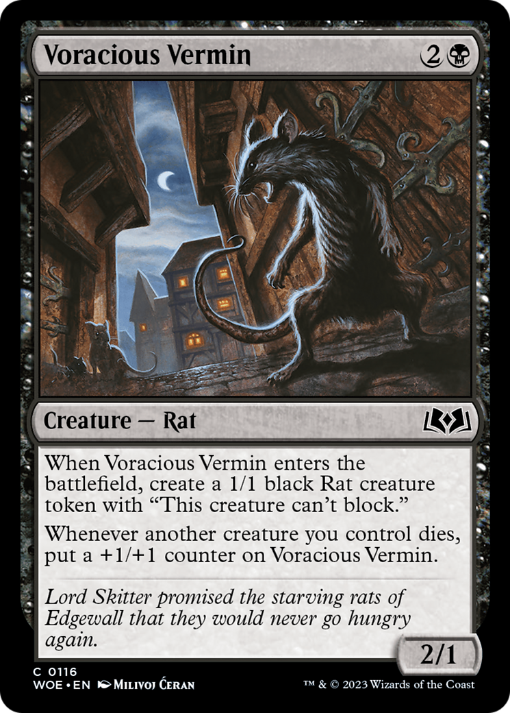 Voracious Vermin [Wilds of Eldraine] | Rock City Comics