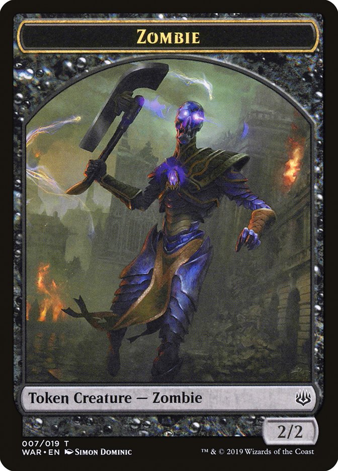Zombie Token [War of the Spark Tokens] | Rock City Comics