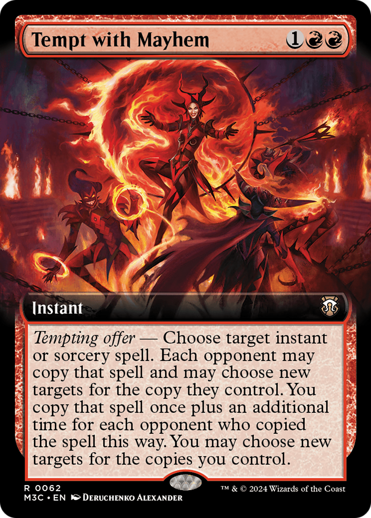 Tempt with Mayhem (Extended Art) [Modern Horizons 3 Commander] | Rock City Comics