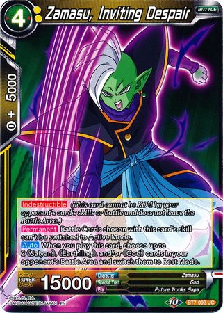 Zamasu, Inviting Despair (BT7-092) [Assault of the Saiyans] | Rock City Comics