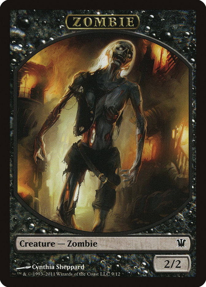 Zombie Token (9/12) [Innistrad Tokens] | Rock City Comics