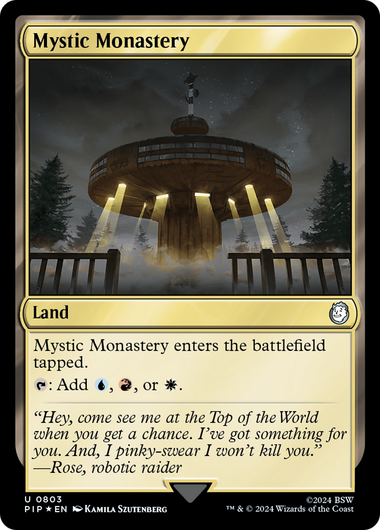 Mystic Monastery (Surge Foil) [Fallout] | Rock City Comics