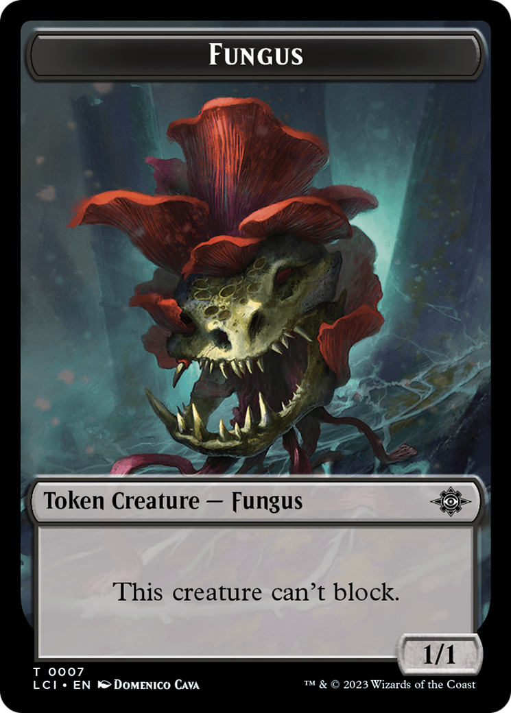 Gnome // Fungus Double-Sided Token [The Lost Caverns of Ixalan Tokens] | Rock City Comics