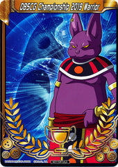 DBSCG Championship 2019 Warrior (Merit Card) - Universe 6 "Champa" (6) [Tournament Promotion Cards] | Rock City Comics