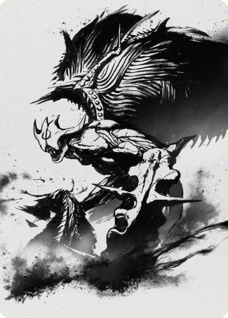 Phyrexian Vindicator 2 Art Card [Phyrexia: All Will Be One Art Series] | Rock City Comics