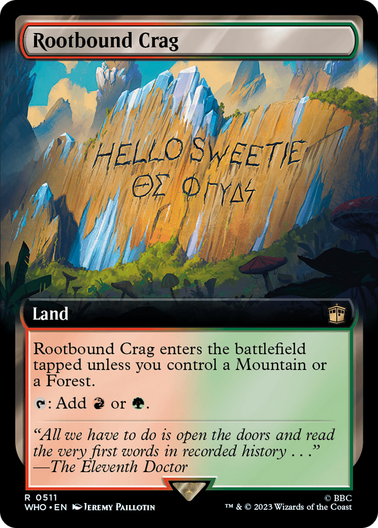 Rootbound Crag (Extended Art) [Doctor Who] | Rock City Comics
