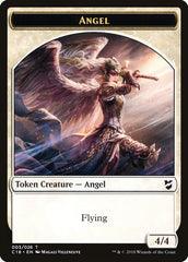 Manifest // Angel Double-Sided Token [Commander 2018 Tokens] | Rock City Comics