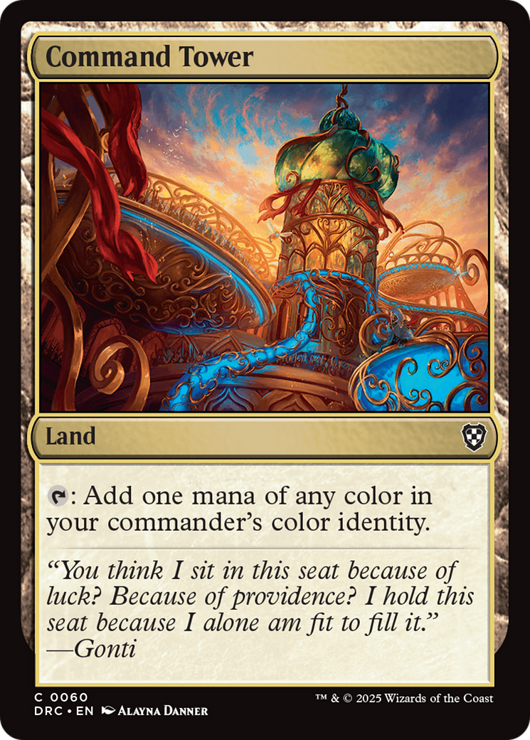 Command Tower (0060) [Aetherdrift Commander] | Rock City Comics