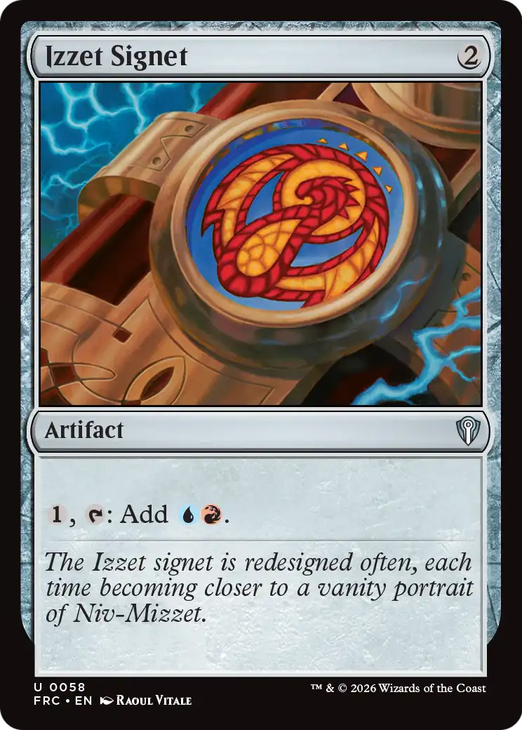 Izzet Signet [Reality Fracture Commander] | Rock City Comics