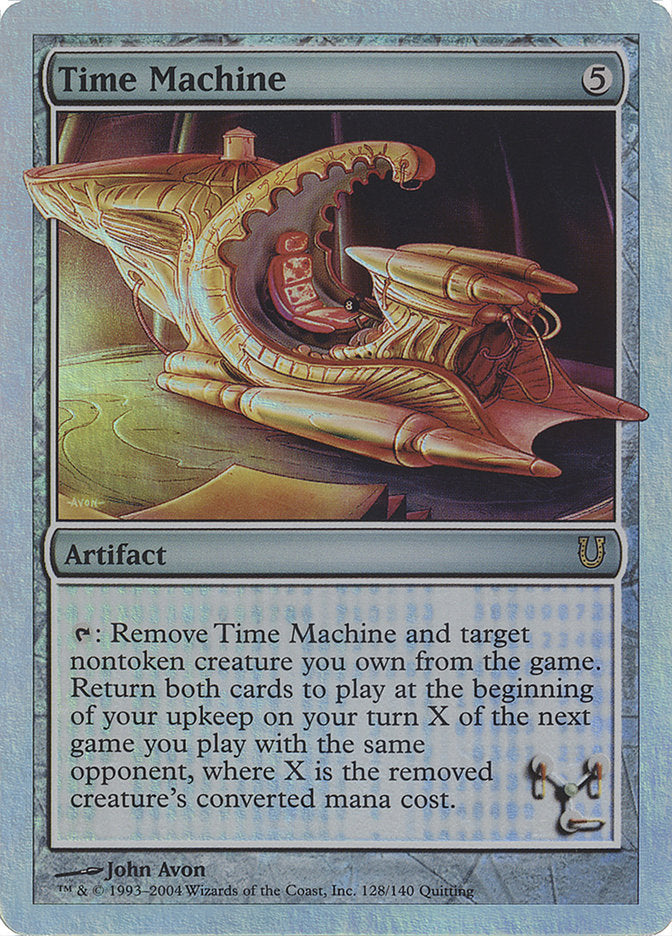 Time Machine (Alternate Foil) [Unhinged] | Rock City Comics