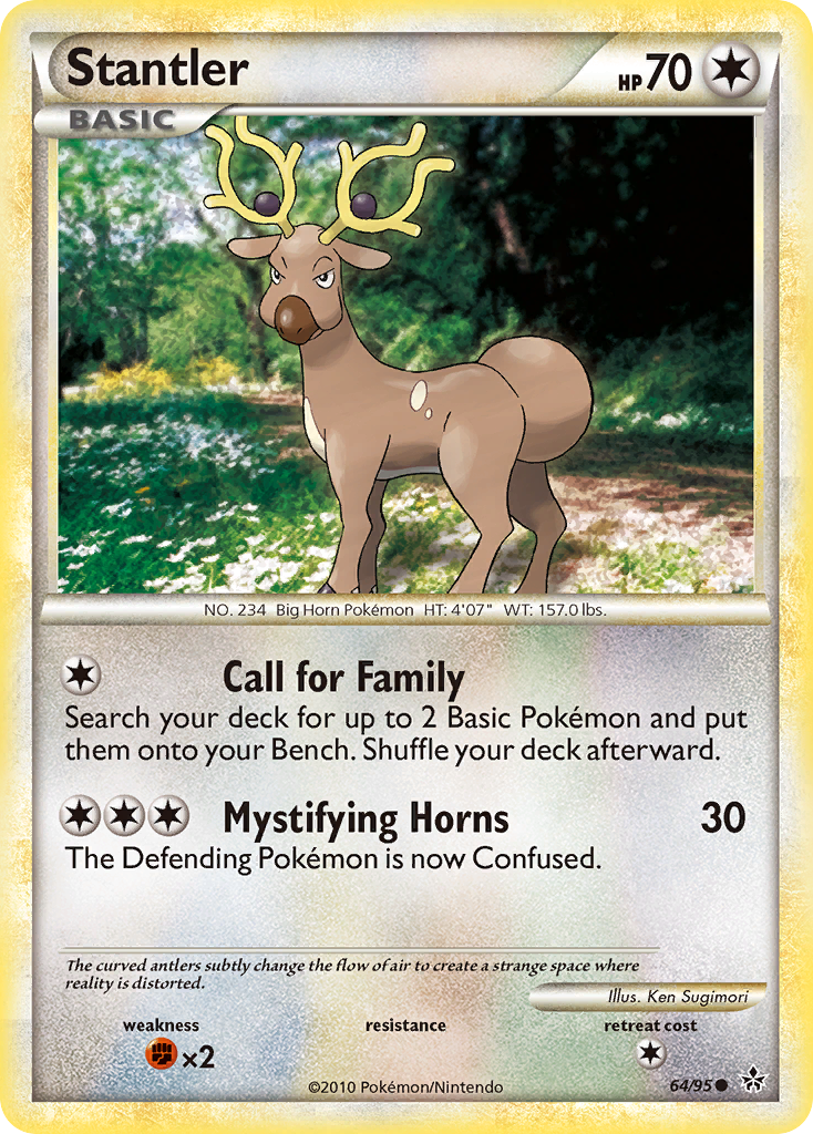 Stantler (64/95) [HeartGold & SoulSilver: Unleashed] | Rock City Comics