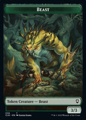 Satyr // Beast Double-Sided Token [Commander Legends: Battle for Baldur's Gate Tokens] | Rock City Comics