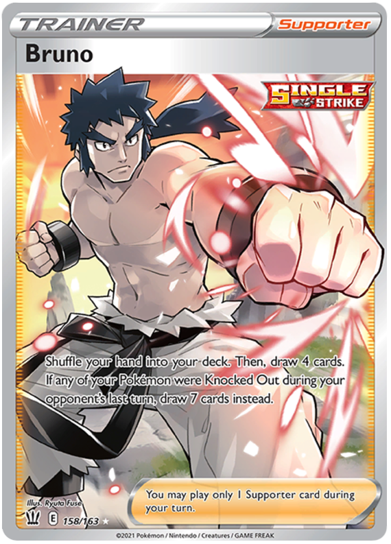 Bruno (158/163) [Sword & Shield: Battle Styles] | Rock City Comics