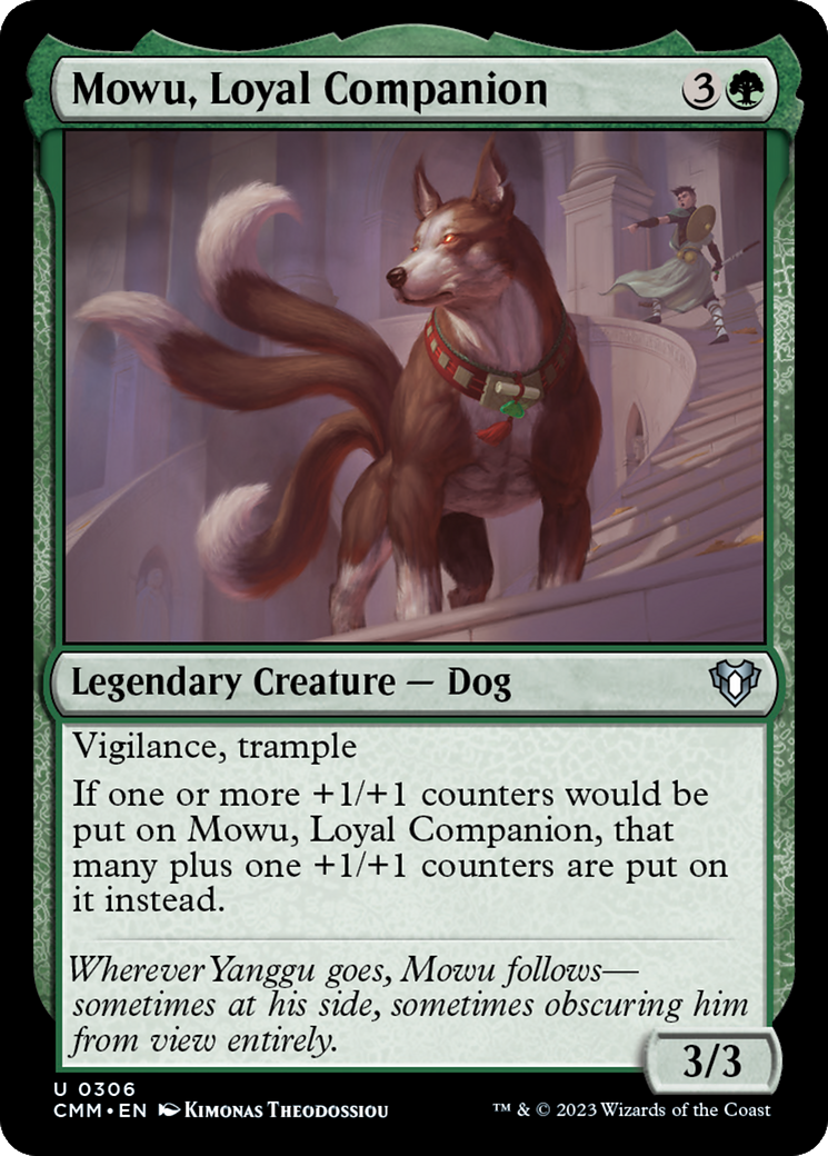 Mowu, Loyal Companion [Commander Masters] | Rock City Comics