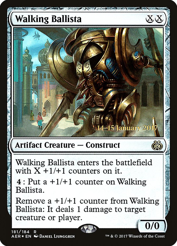 Walking Ballista [Aether Revolt Prerelease Promos] | Rock City Comics