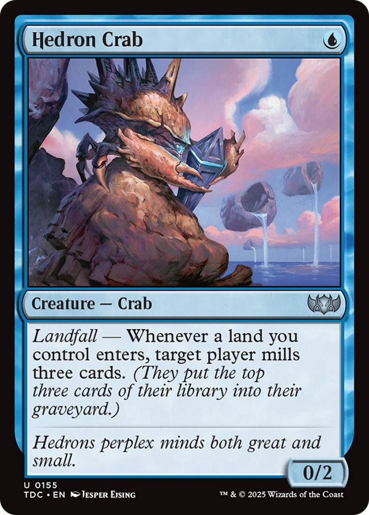 Hedron Crab [Tarkir: Dragonstorm Commander] | Rock City Comics