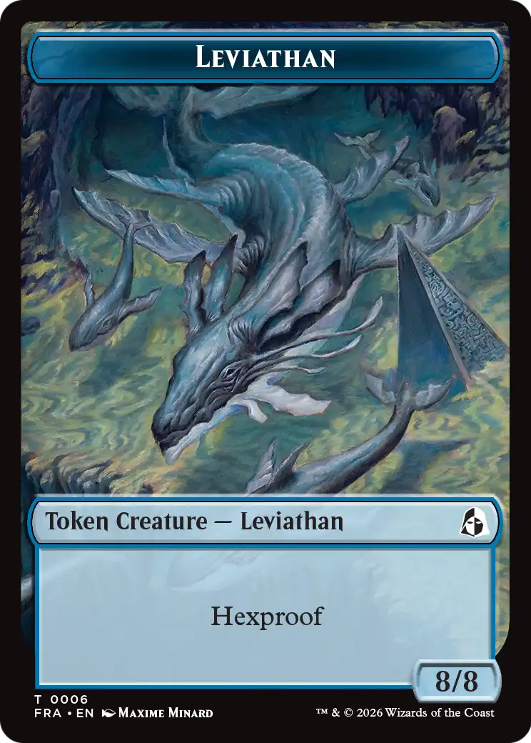 Leviathan // Beast Double-Sided Token [Reality Fracture Tokens] | Rock City Comics