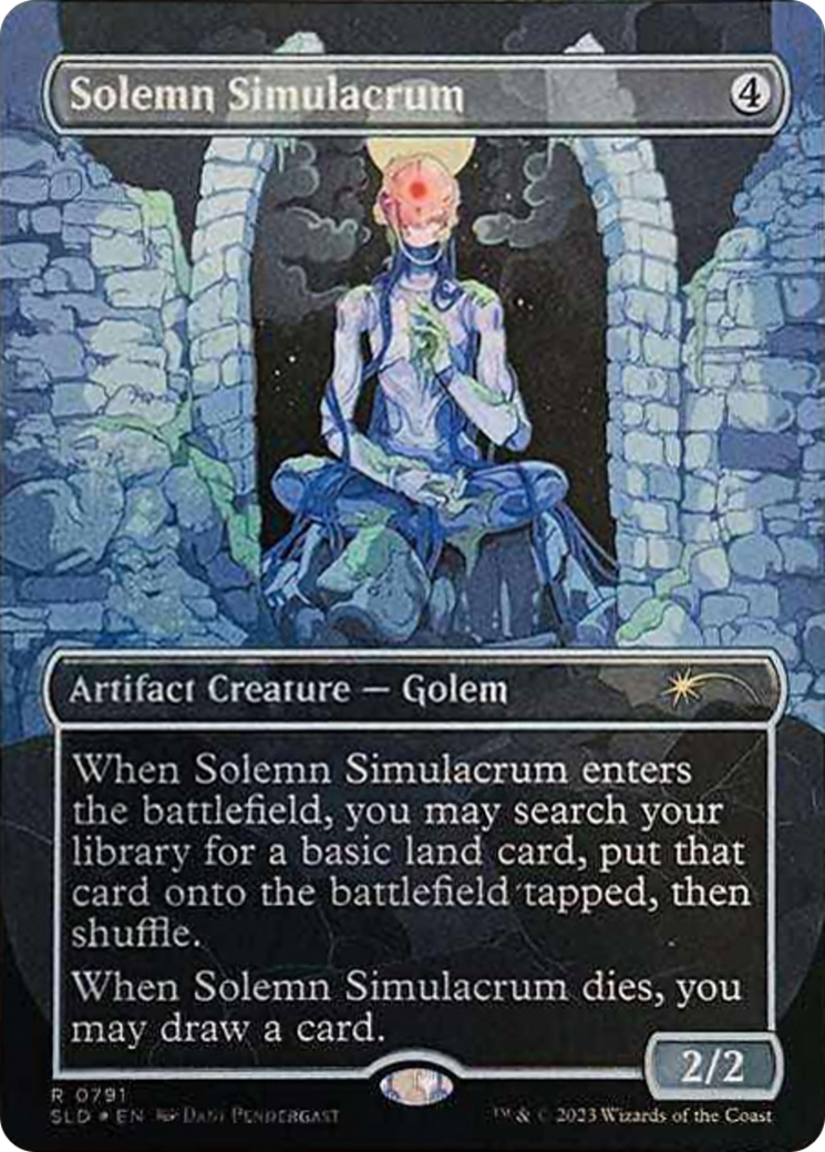 Solemn Simulacrum (0791) (Galaxy Foil) [Secret Lair Drop Series] | Rock City Comics