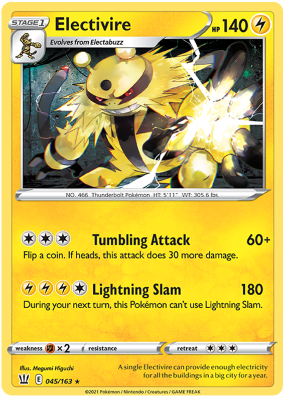 Electivire (045/163) [Sword & Shield: Battle Styles] | Rock City Comics