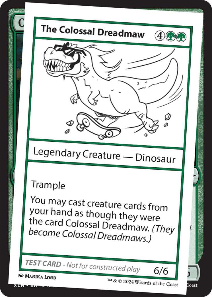 The Colossal Dreadmaw [Mystery Booster 2 Playtest Cards] | Rock City Comics