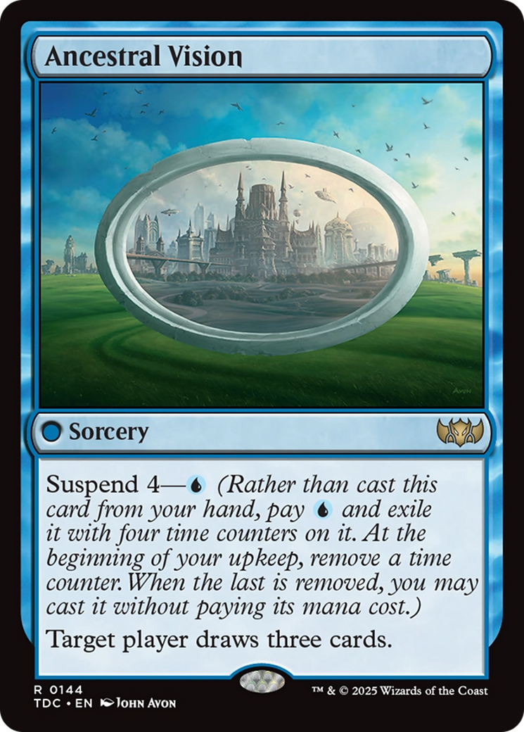 Ancestral Vision [Tarkir: Dragonstorm Commander] | Rock City Comics