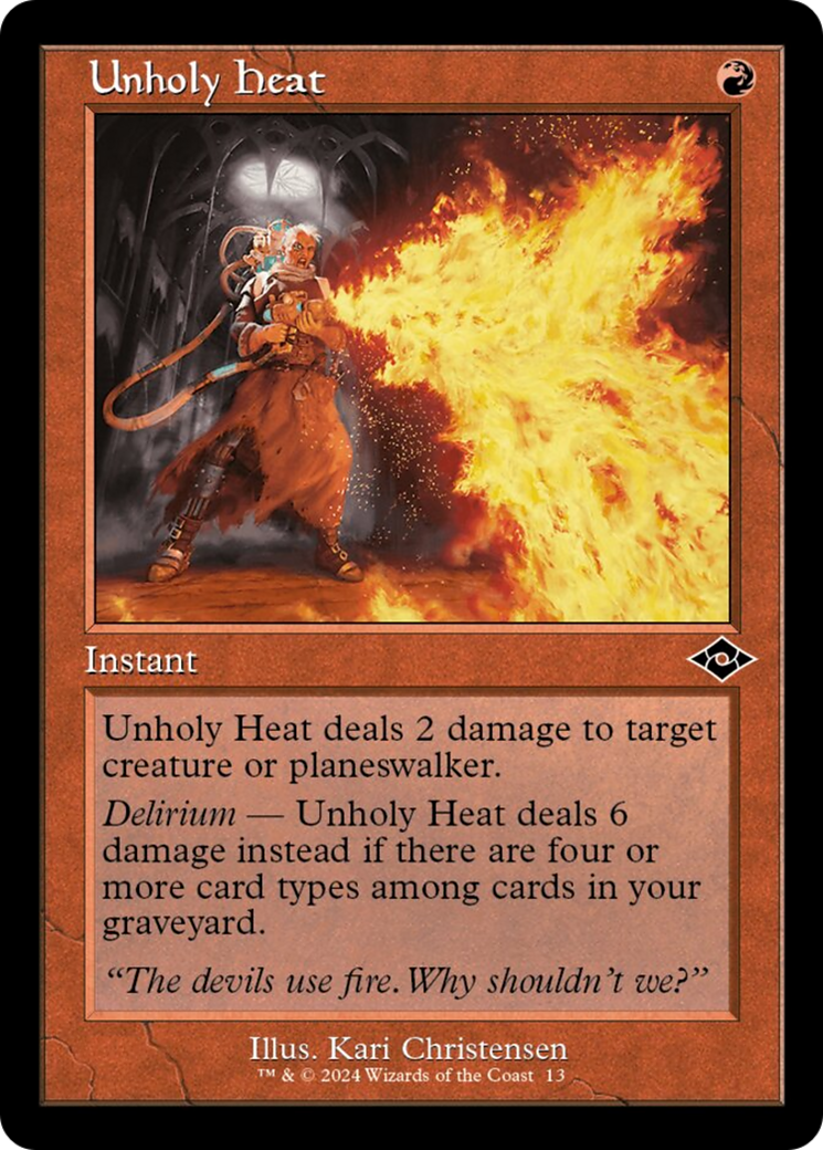 Unholy Heat (Retro) [Modern Horizons 2] | Rock City Comics