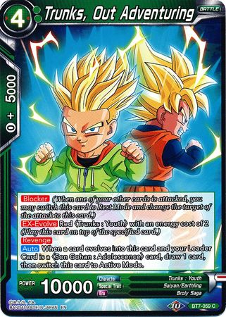Trunks, Out Adventuring (BT7-059) [Assault of the Saiyans] | Rock City Comics